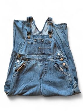Girls vintage cargo overalls